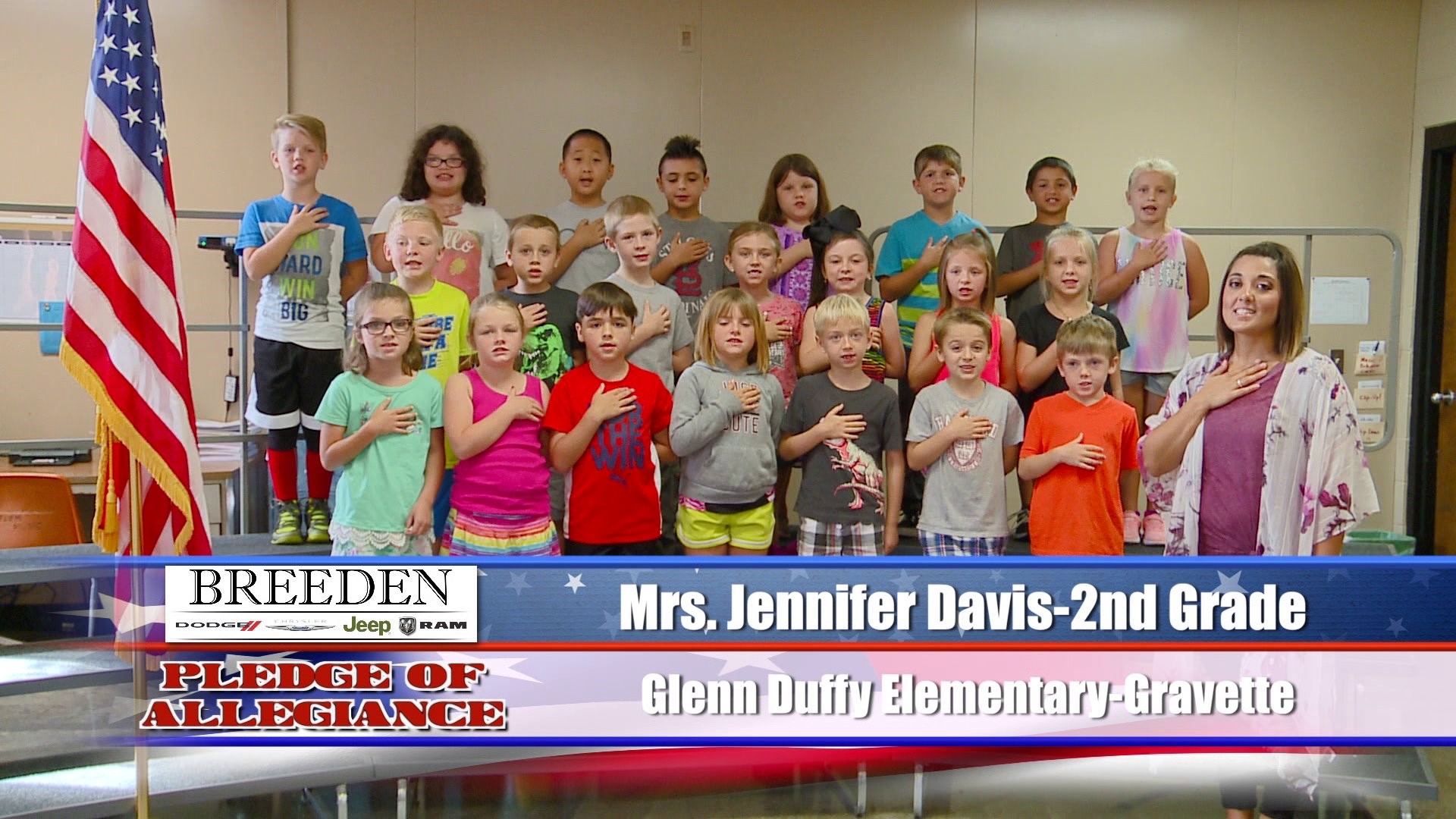Mrs. Jennifer Davis  2nd Grade Glenn Duffy Elementary, Gravette