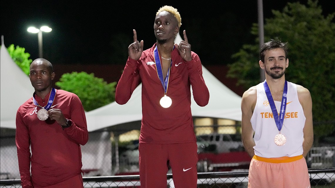 Arkansas men's track and field wins SEC Outdoor Championship