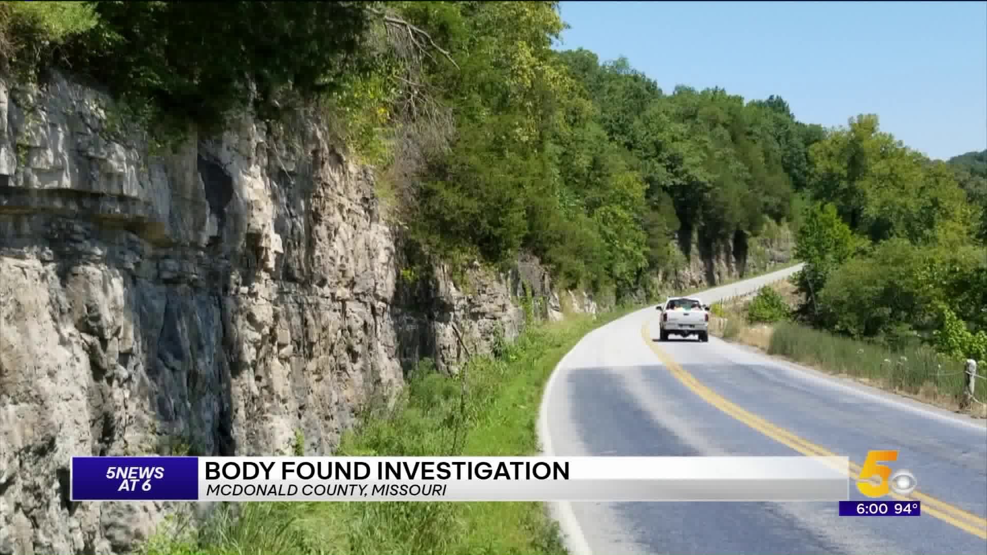 Investigation in Mcdonald County After Body Found