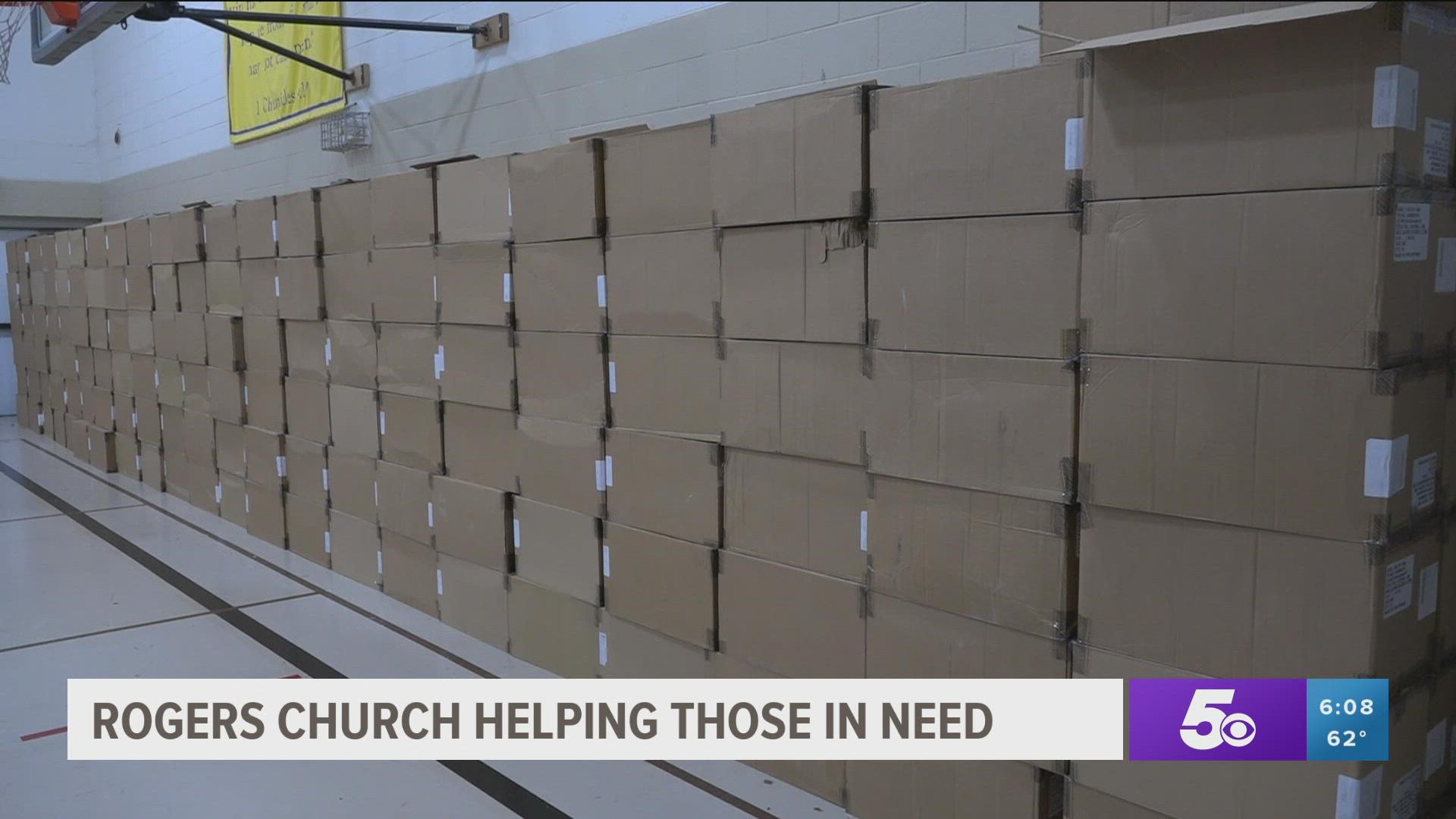 First Baptist Rogers has been delivering Thanksgiving meals for two decades.