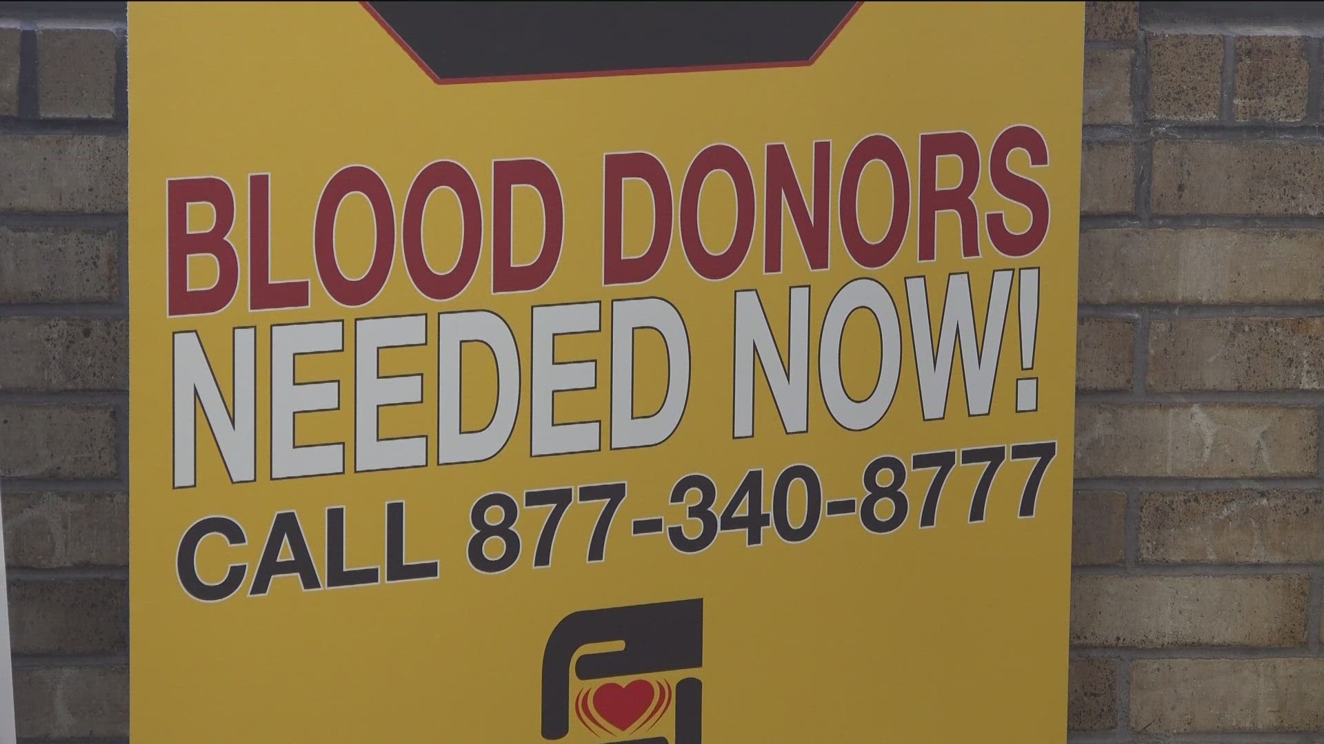 "We've been seeing anywhere from about 30 to 40% less donors than we've expected probably over the last month," Danny Cervantes with Our Blood Institute said.