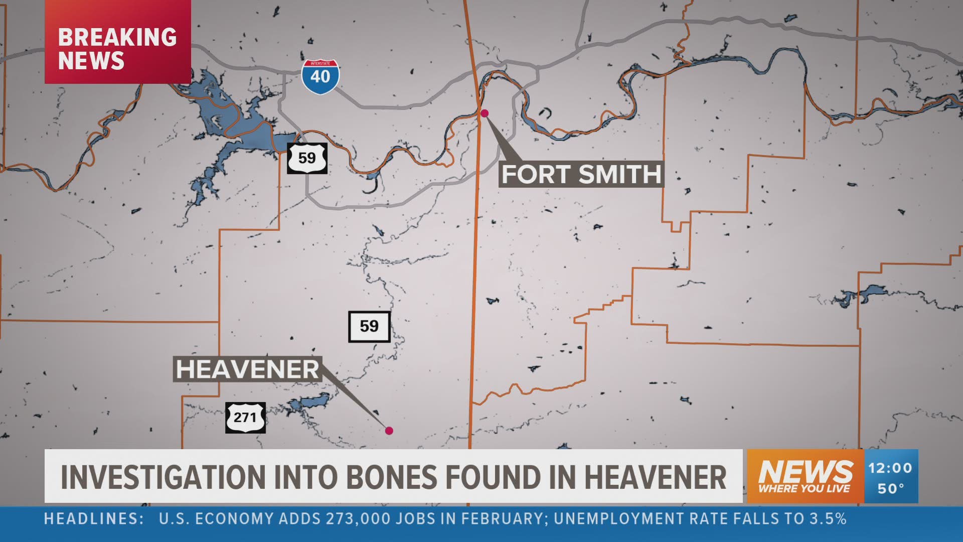 Human remains found in Heavener