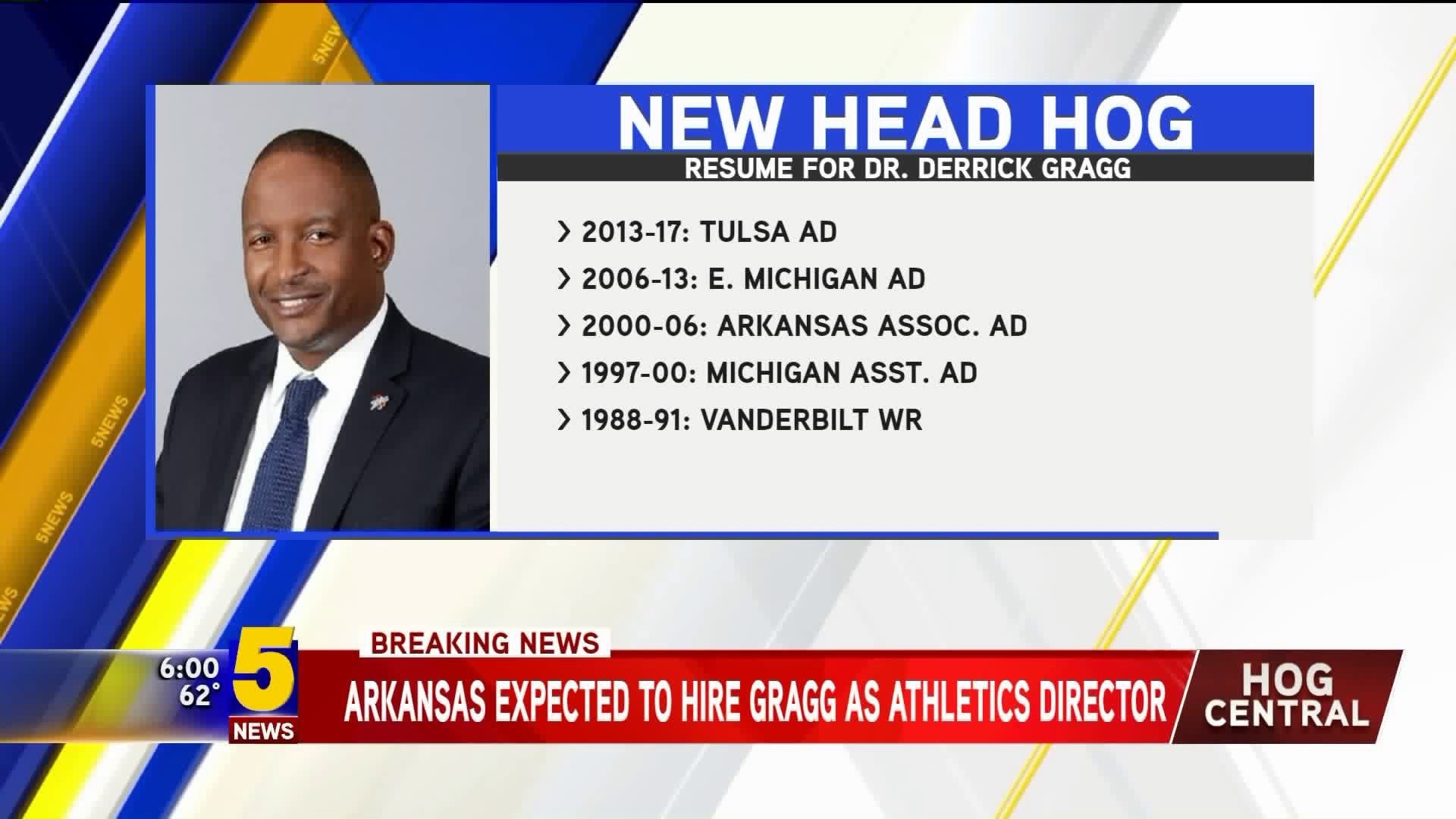 Arkansas Expected To Hire Gragg As Athletic Director
