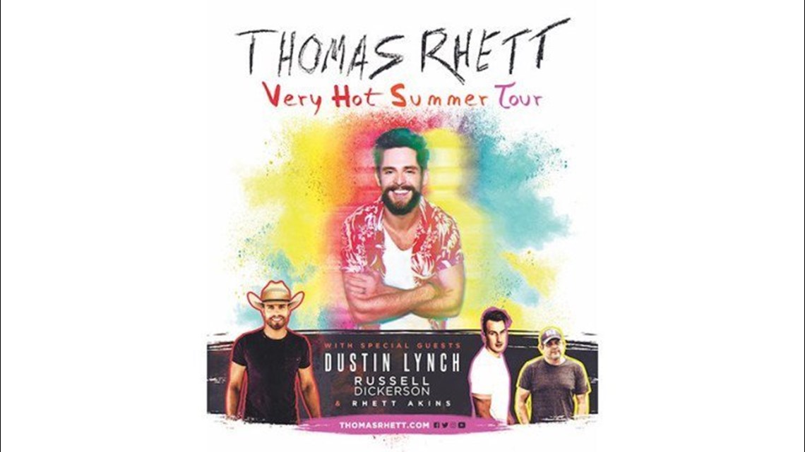 Thomas Rhett Coming To The Walmart AMP In August