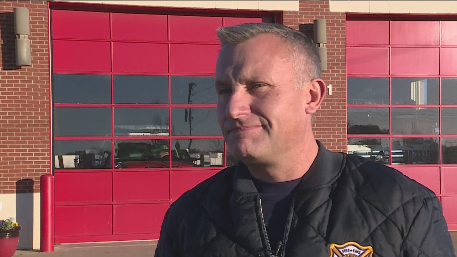 "I'm forever grateful that I chose the fire service and that Rogers chose me," Rogers Fire Chief Tom Jenkins.