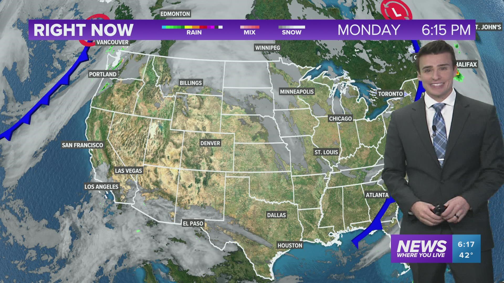 Rain moves into Arkansas by Wed night and Thanksgiving morning | Nov 22  Forecast | 5newsonline.com