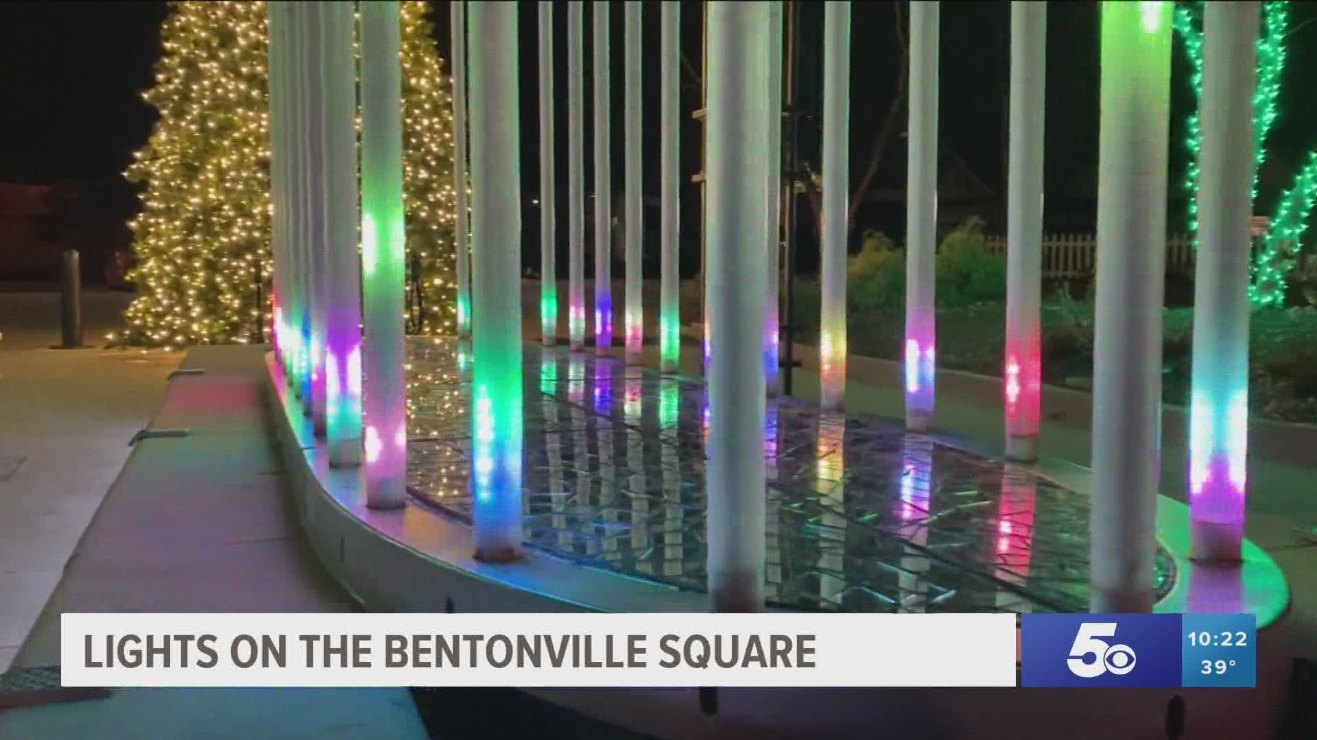 Adventure Arkansas: Lights on the Bentonville Square
