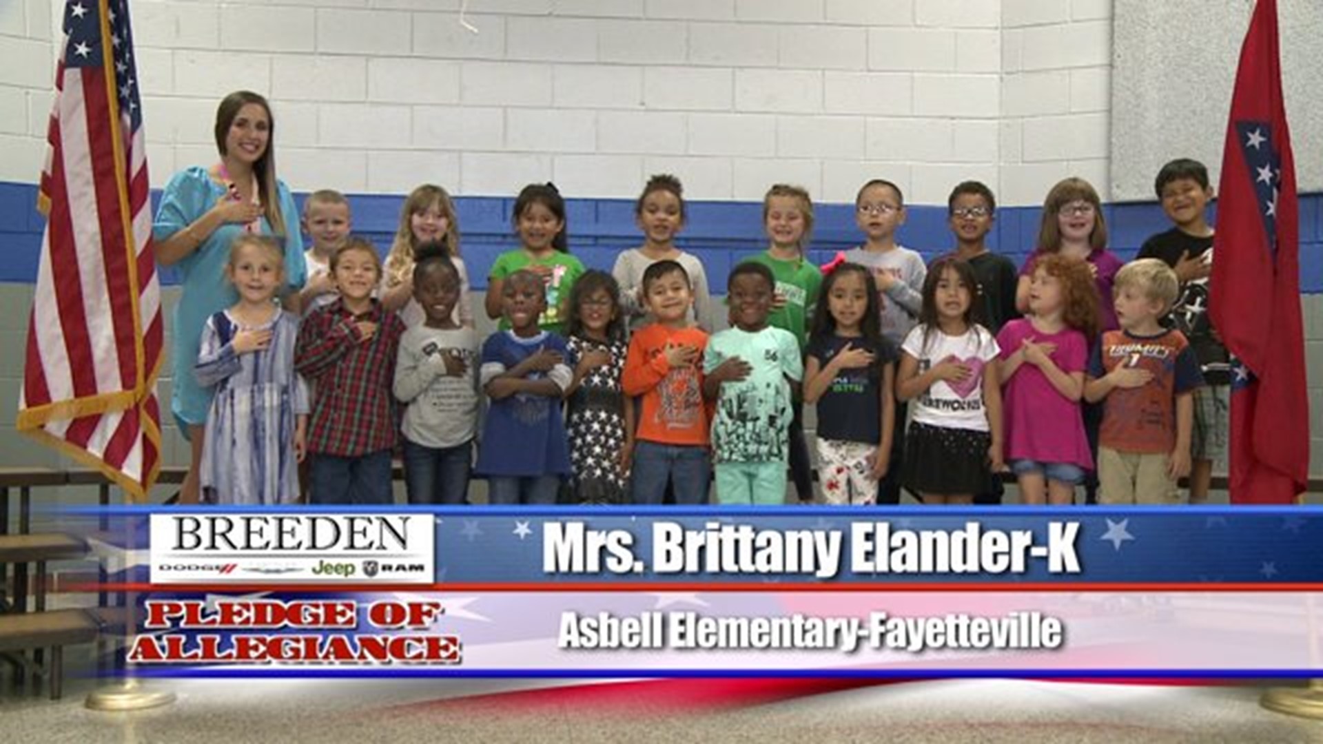 Asbell Elementary, Fayetteville - Mrs. Brittany Elander - Kindergarten