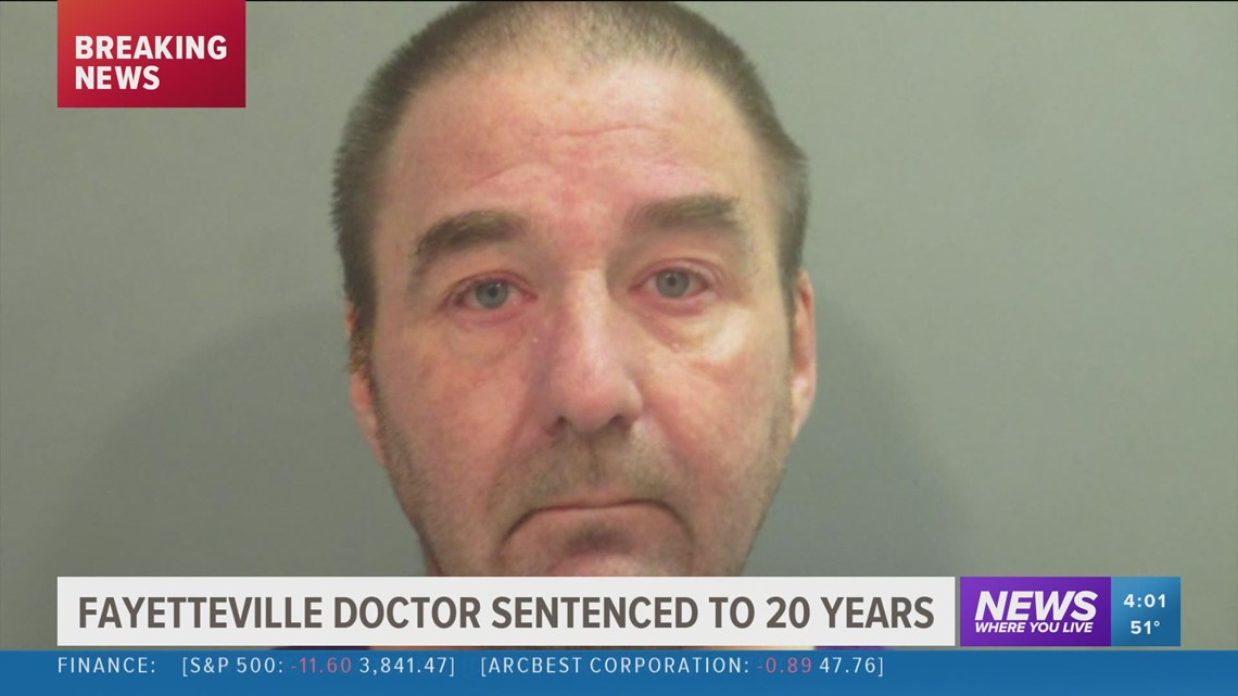 Fayetteville doctor sentenced to 20 years