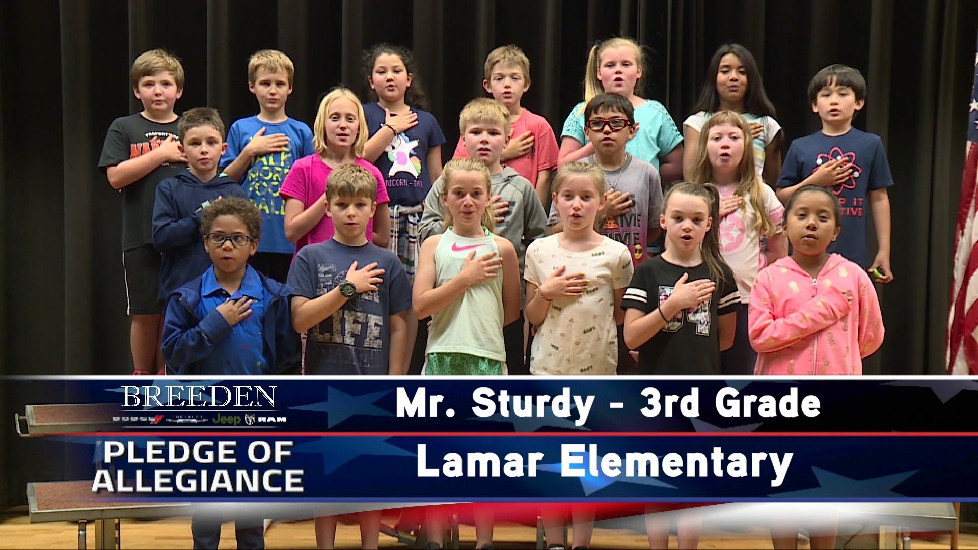 Mr. Sturdy  3rd Grade Lamar Elementary