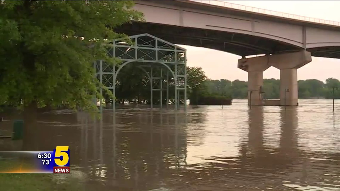 Flooding Overtakes River Park In Fort Smith As Arkansas River Continues ...