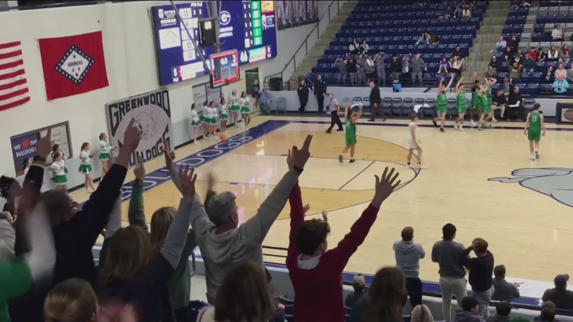 A VAN BUREN HIGH SCHOOL JUNIOR MAKES IT ON ESPN'S SPORTSCENTER TOP 10 AFTER A FULL COURT BUZZER BEATER IN A GAME LAST NIGHT...