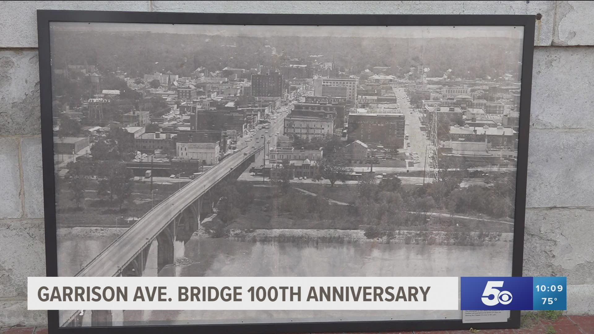 Historians say the Garrison Avenue Bridge opened 100 years ago on May 11, 1922.