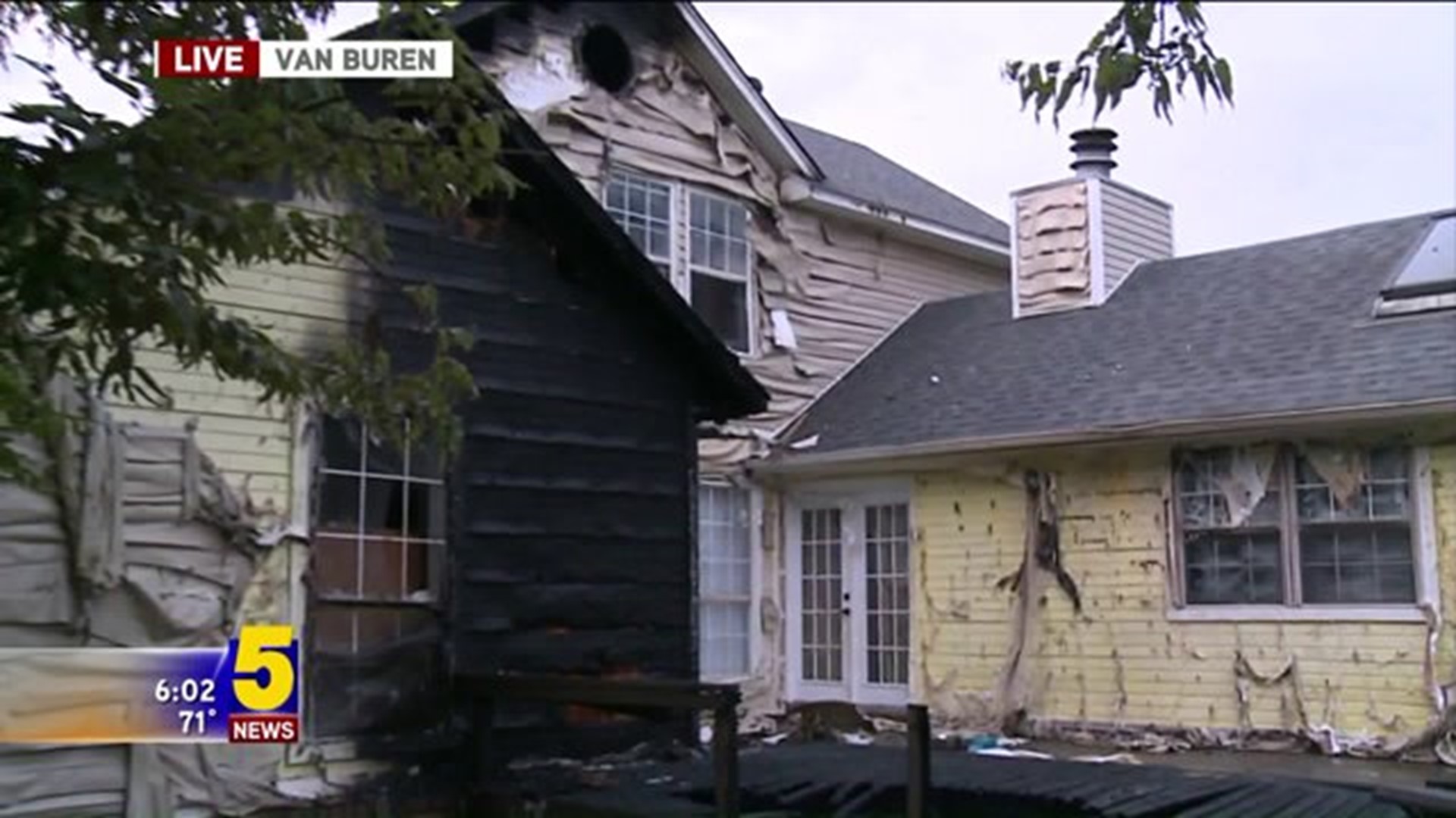 Van Buren Families Safe After Overnight Fires