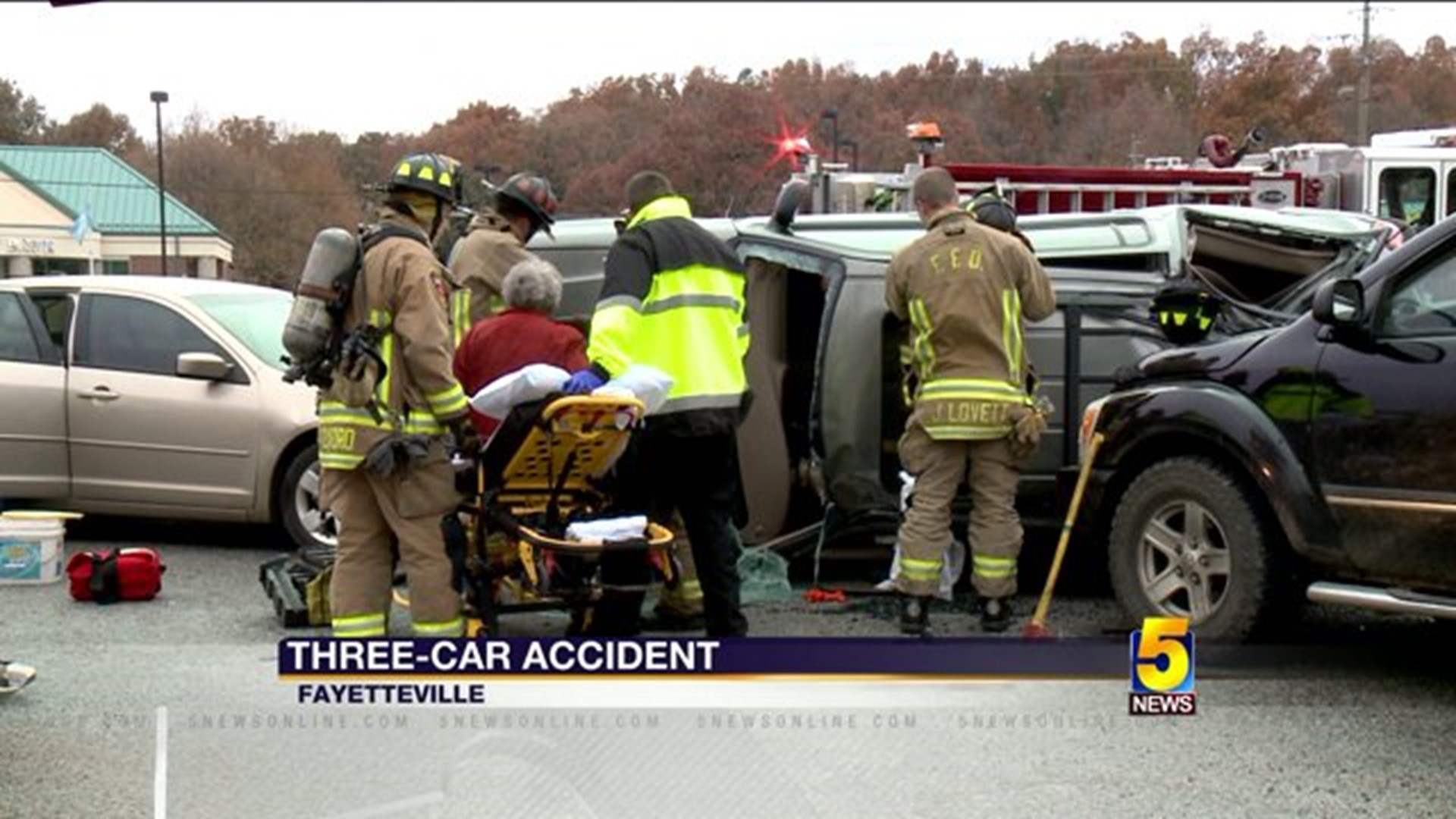 Two Hospitalized After ThreeVehicle Wreck In Fayetteville