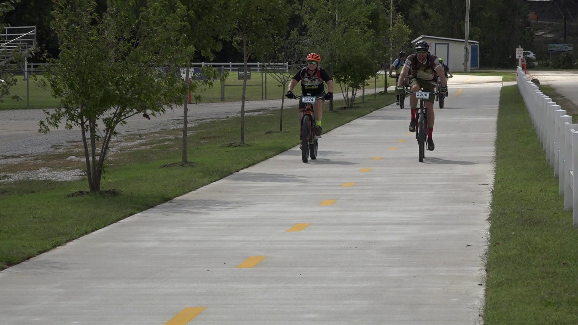 The Razorback Greenway added mile markers along their trail system under a new brand.