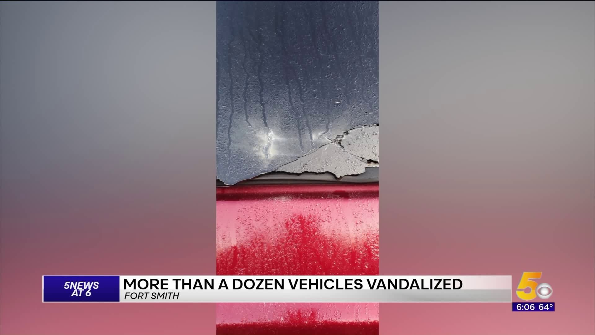 More Than A Dozen Vehicles Vandalized in Fort Smith