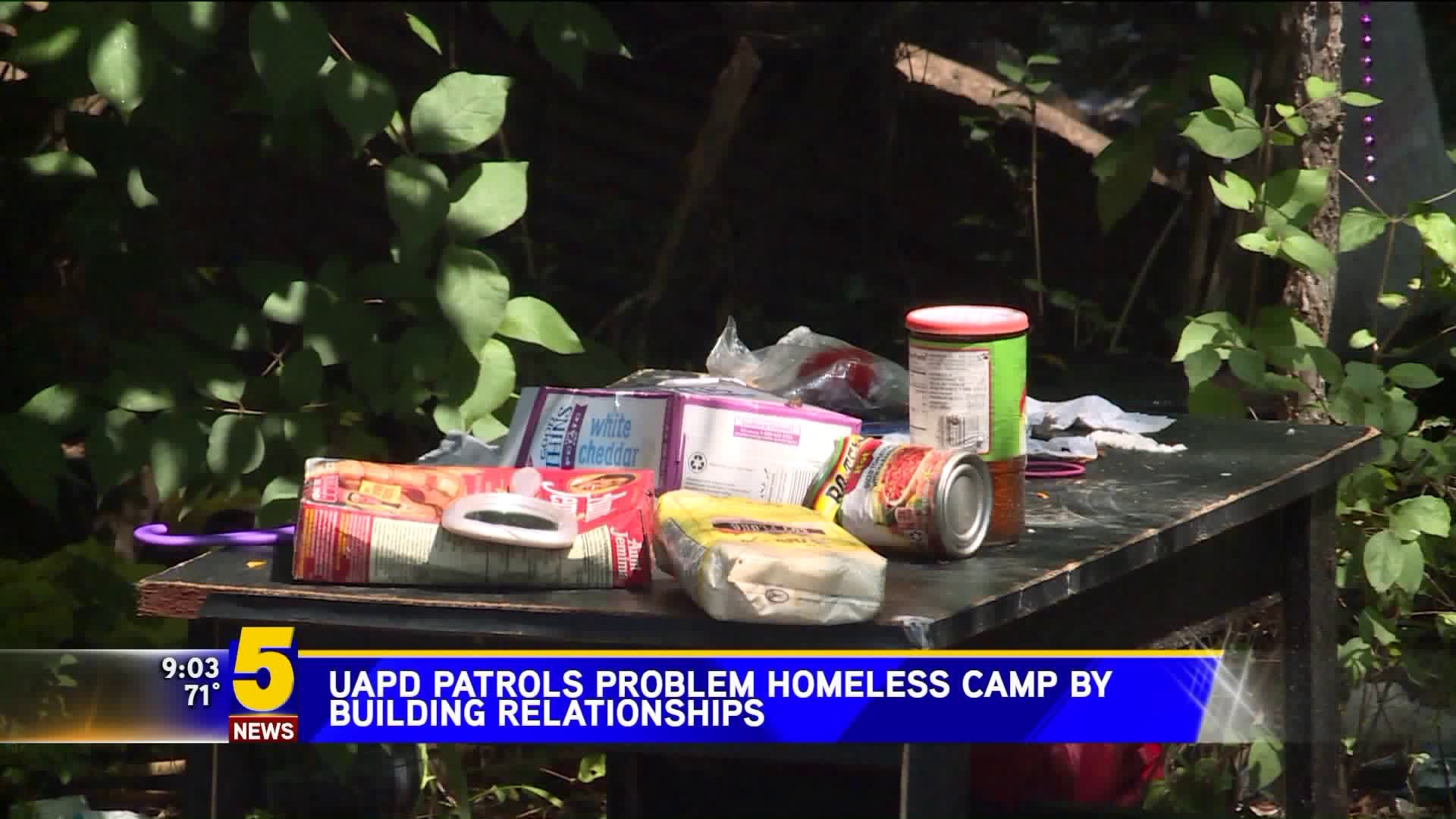 UAPD Patrol Problem Homeless Area Near Campus