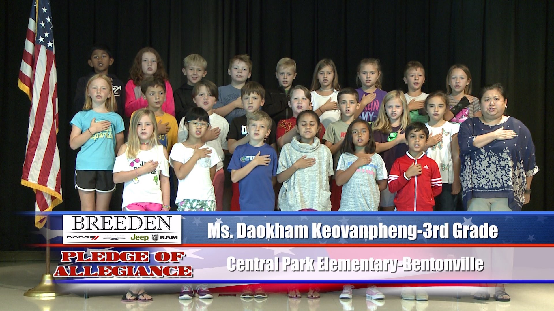 Ms. Daekham Keovanpheng  3rd Grade  Central Park Elementary  Bentonville