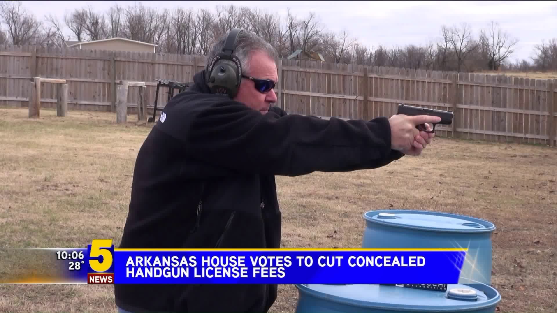 Arkansas House Votes To Cut Concealed Handgun License Fees