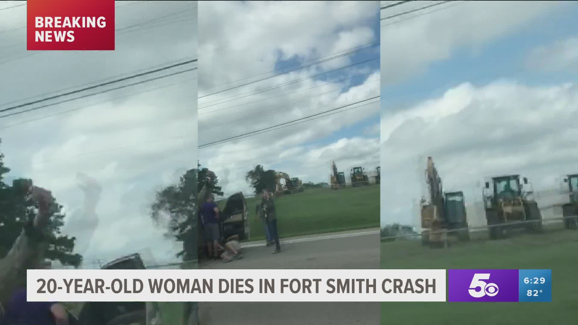 Woman dies after crash in Fort Smith
