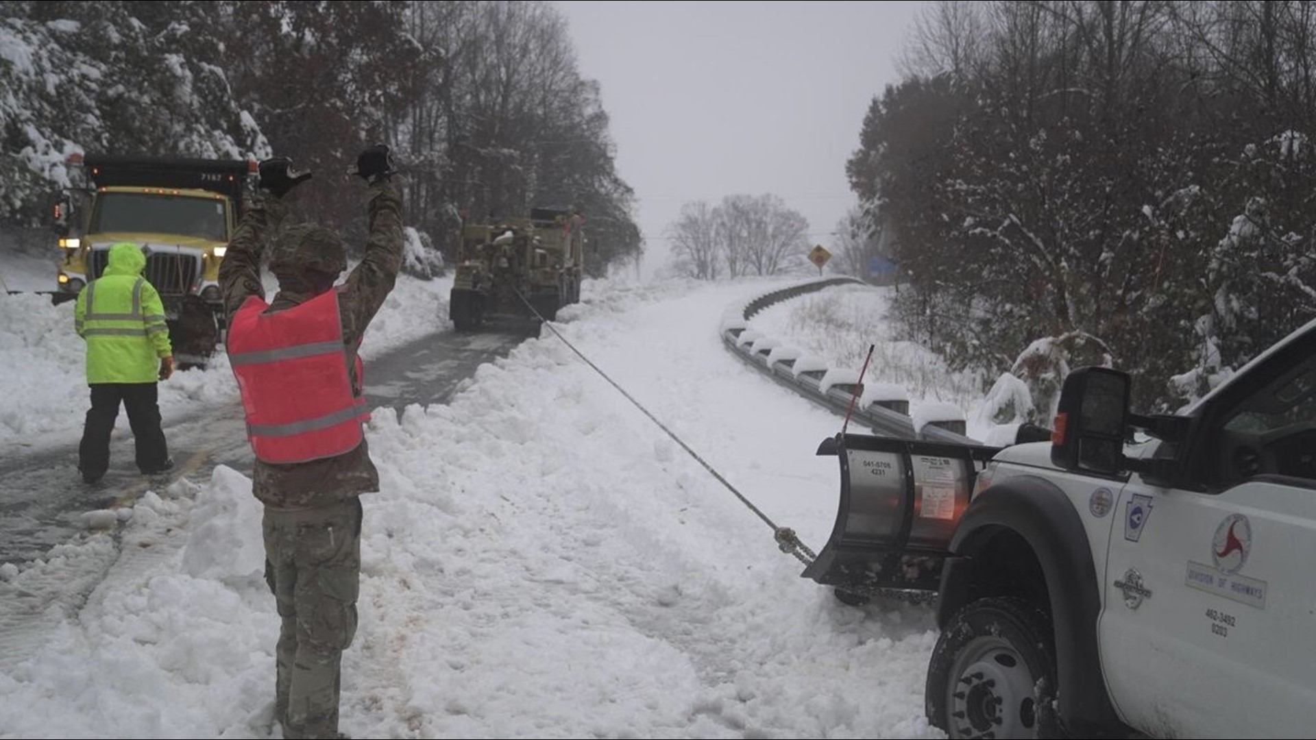Gov. Sarah Sanders has activated the Arkansas National Guard to help support state police in Northwest Arkansas during the winter storm.