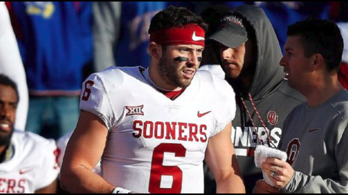 Baker Mayfield gets statue at Oklahoma's Heisman Park