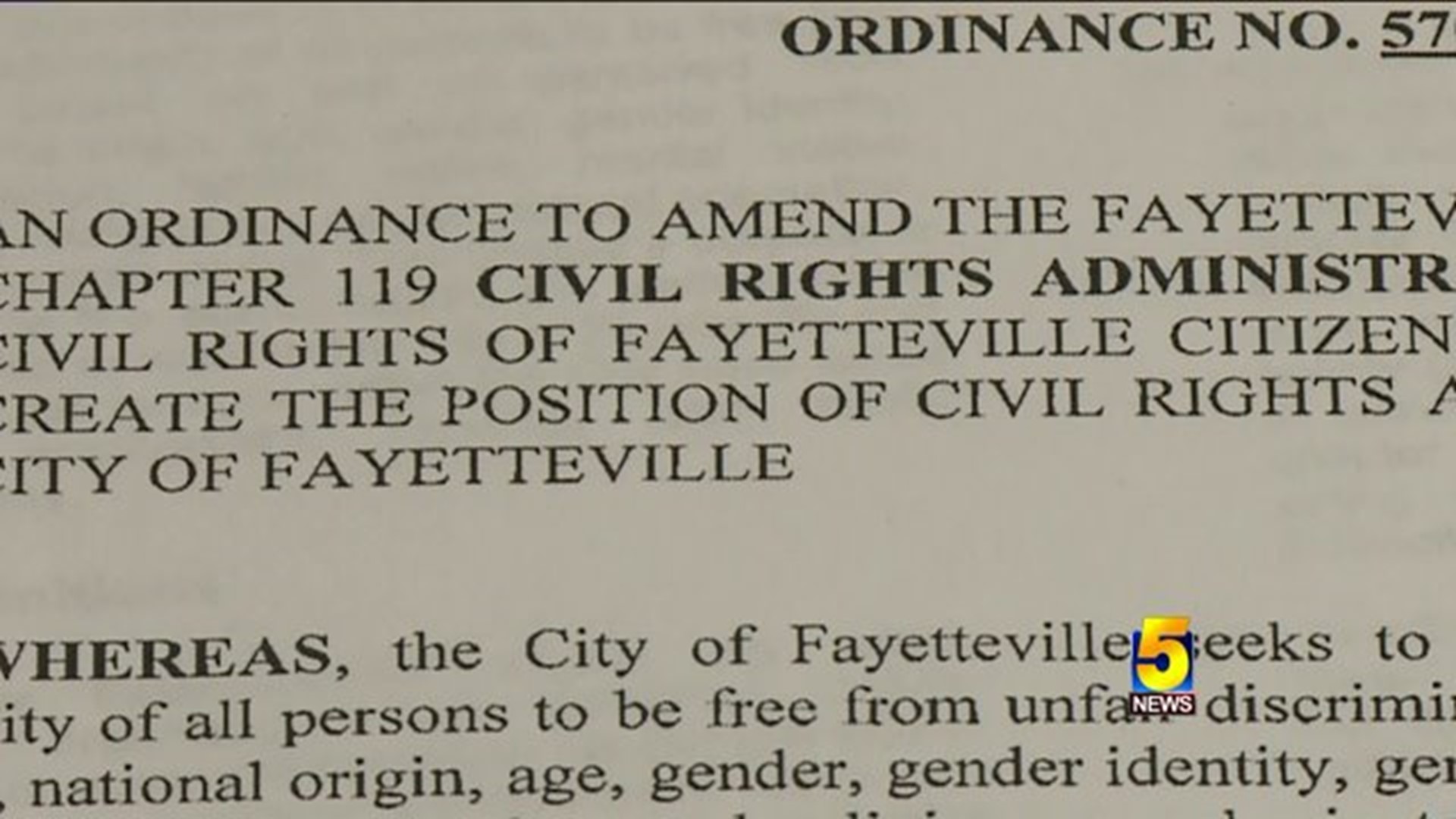 Civil Rights Ordinance Key Issue In Fayetteville City Council Runoff Election