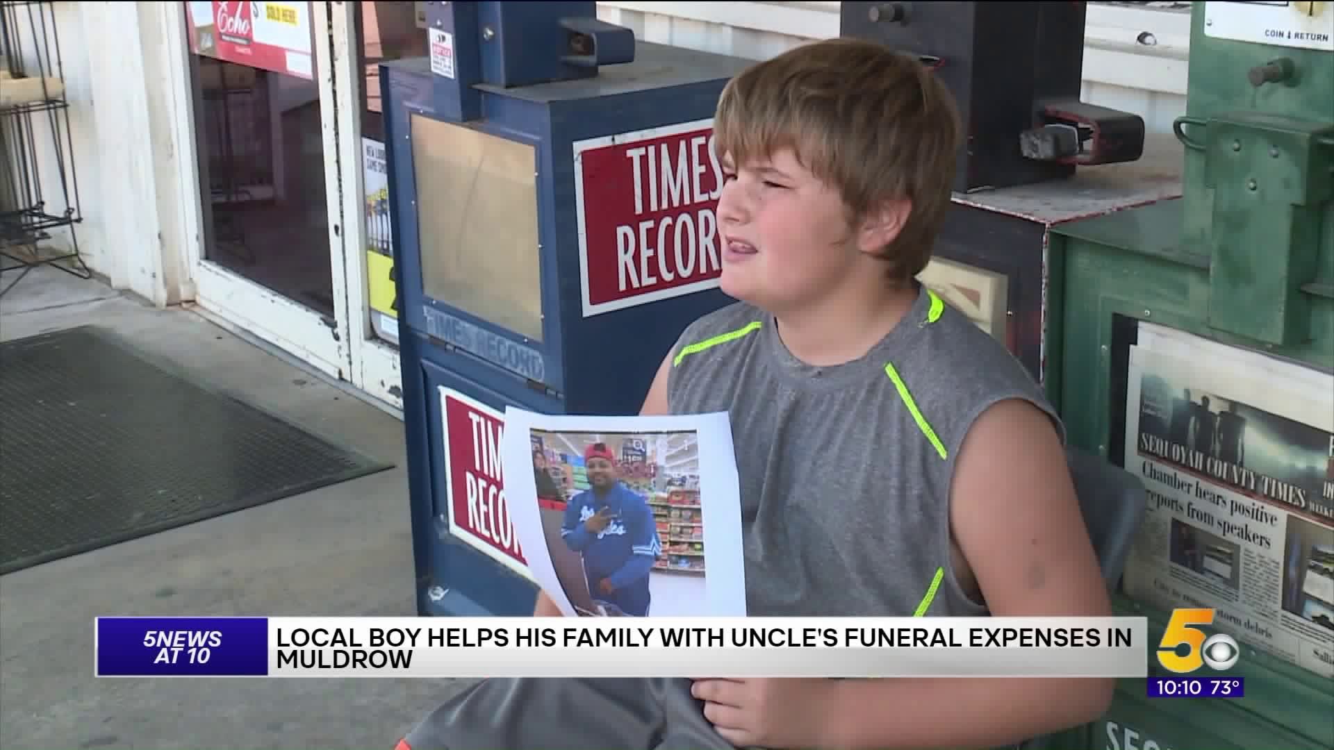 10-Year-Old Muldrow Boy Sells His Own Toys To Raise Money For Uncle`s Funeral Cost