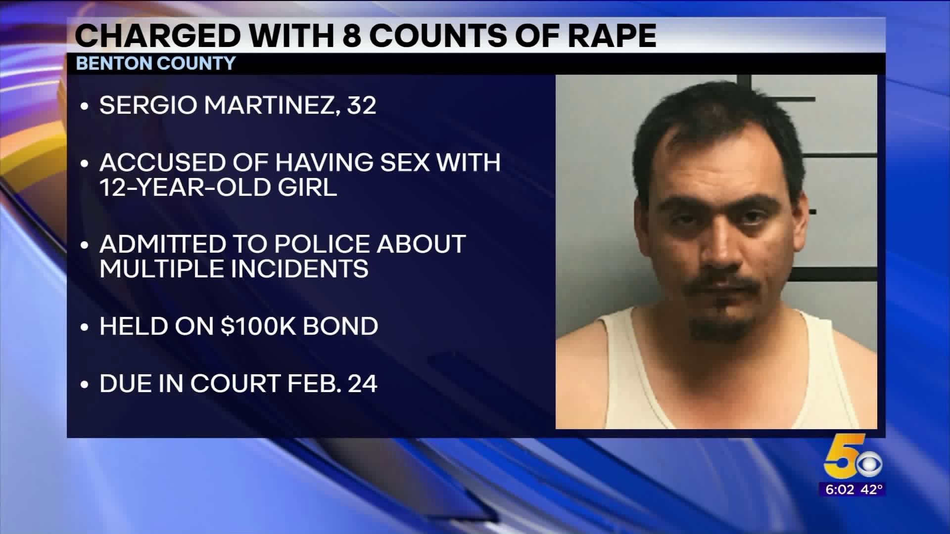 Rogers Man Arrested For Allegedly Raping Young Family Member