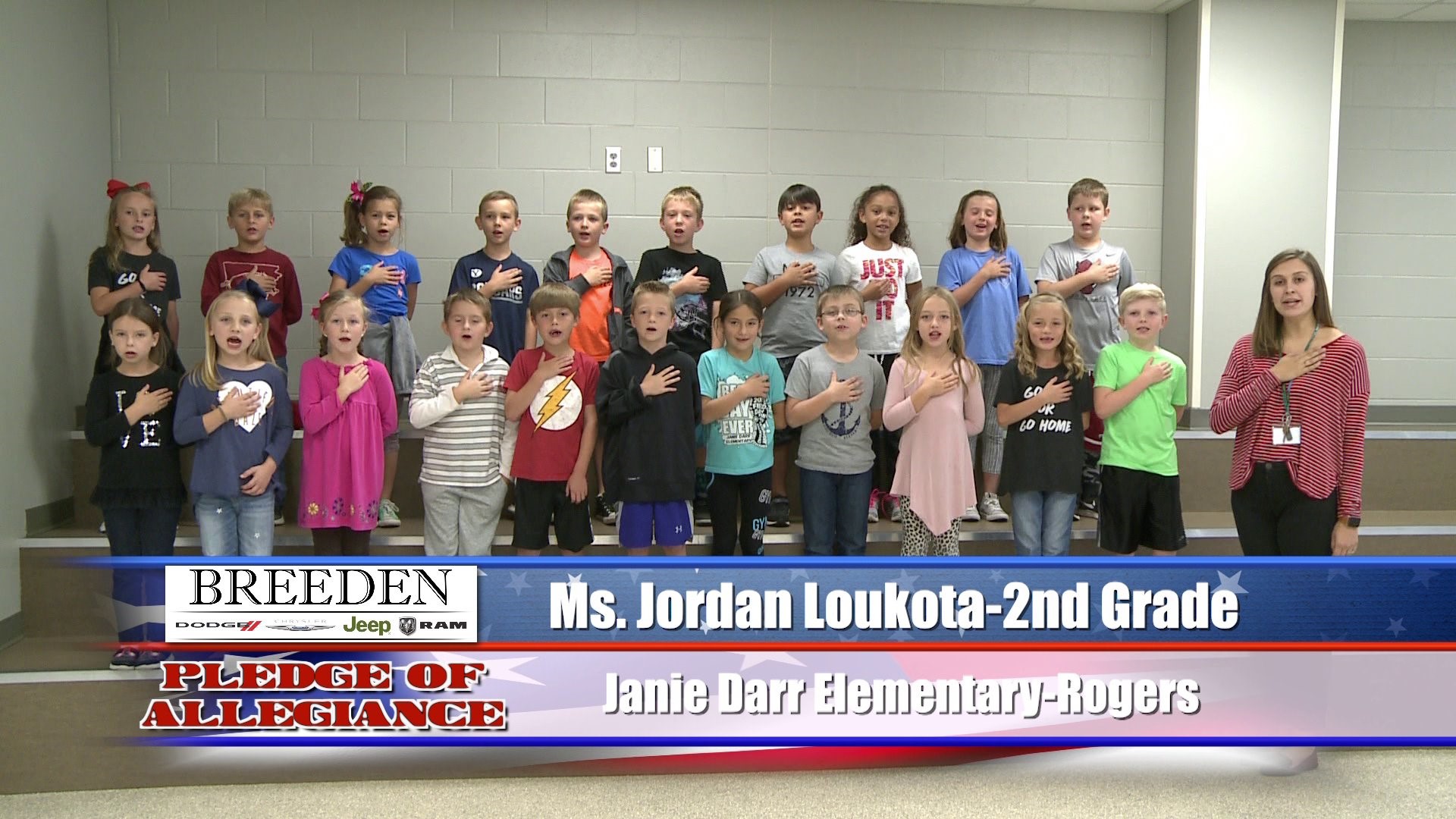 Ms. Jordan Loukota  2nd Grade  Janie Oarr Elementary - Rogers