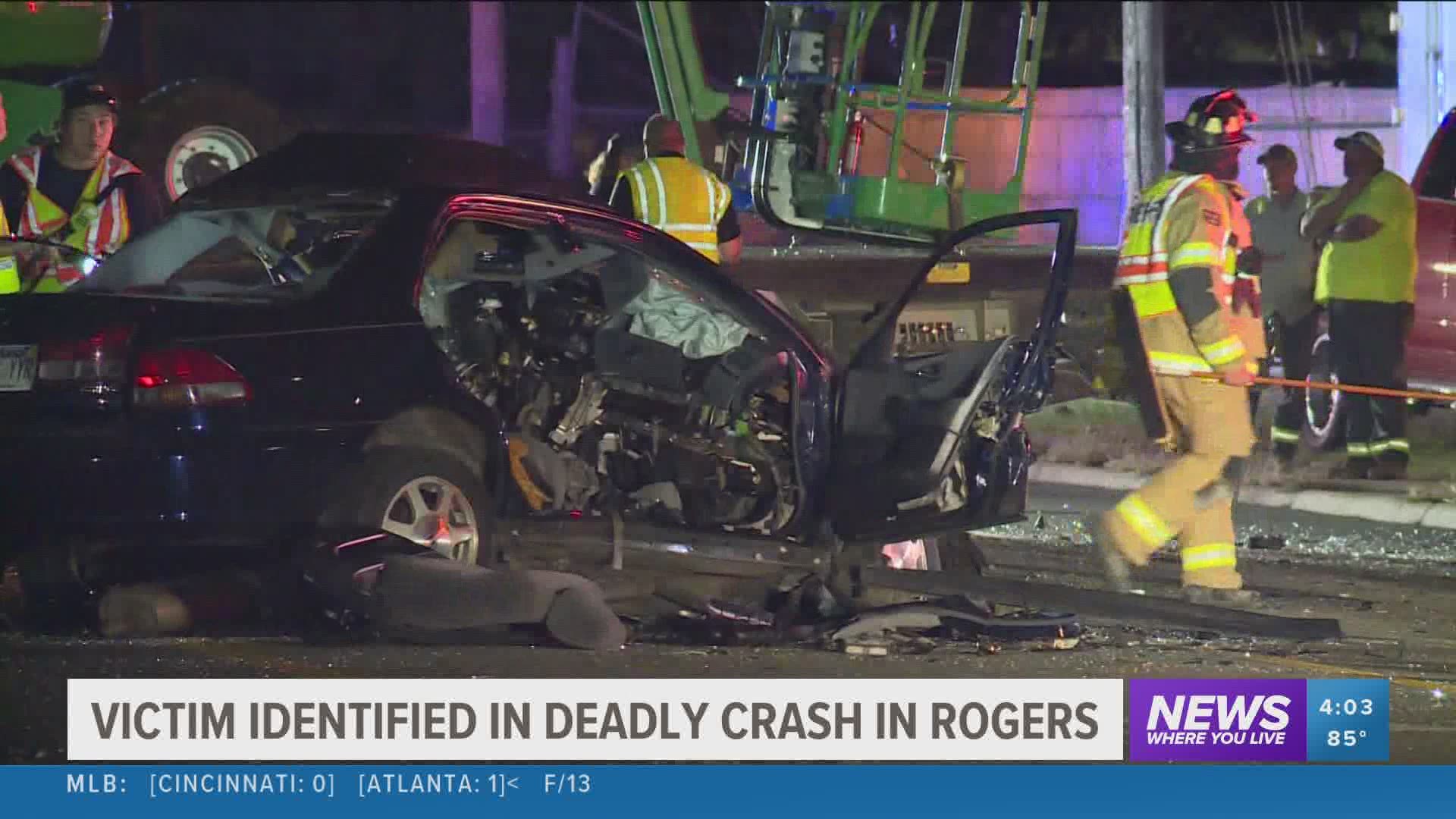 Victim in deadly Rogers crash identified