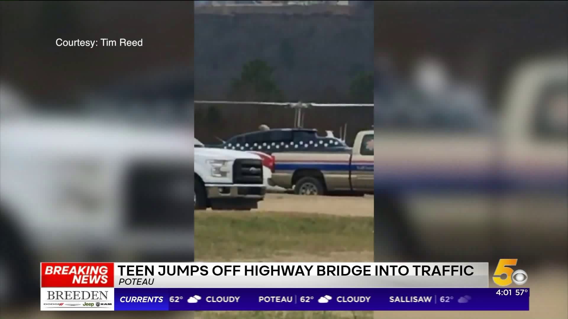 Teen Jumps From Poteau Bridge Into Oncoming Traffic
