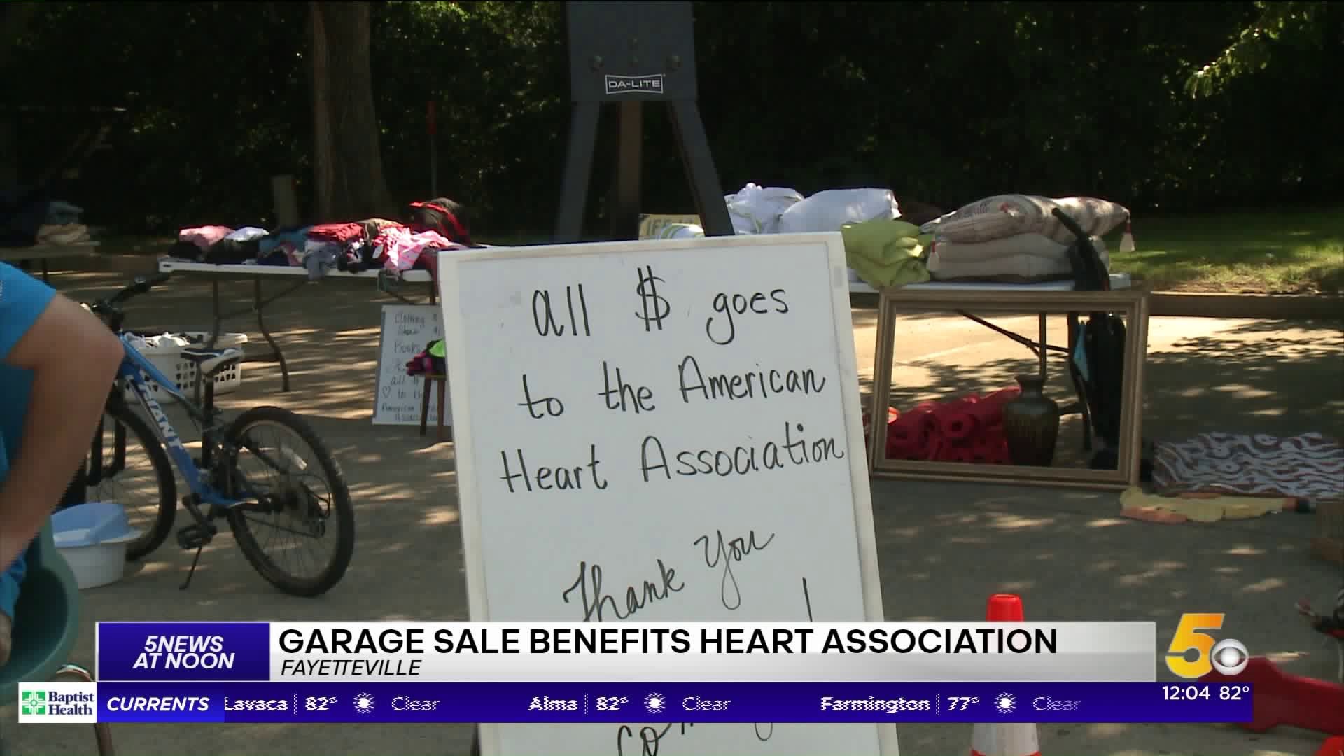 Garage Sale Benefits American Heart Association