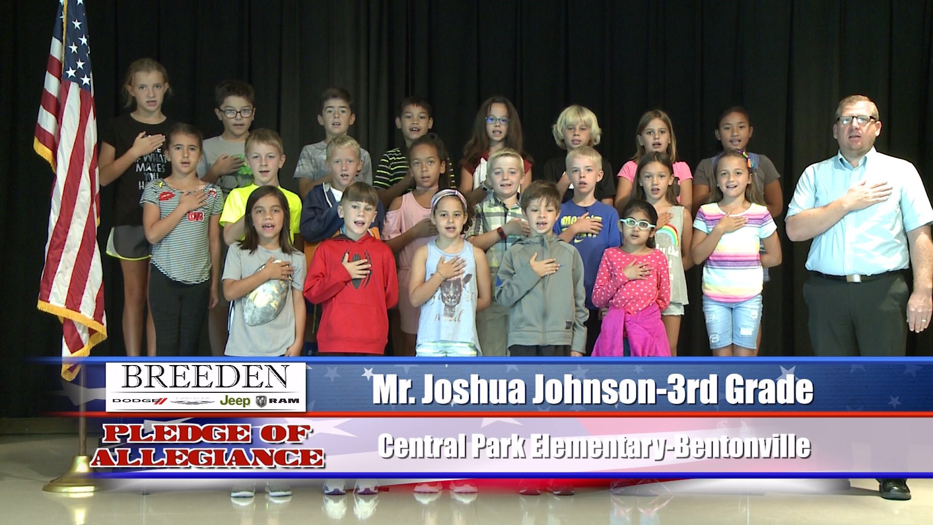 Mr. Joshua Johnson  3rd Grade  Central Park Elementary  Bentonville