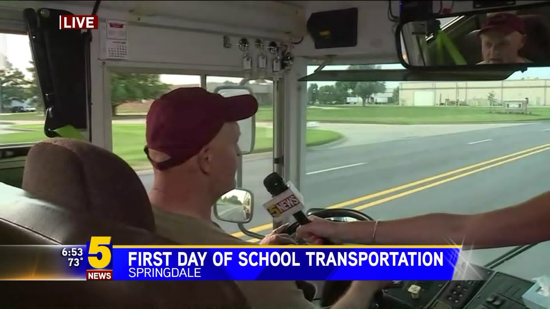 First Day Of School Transportation