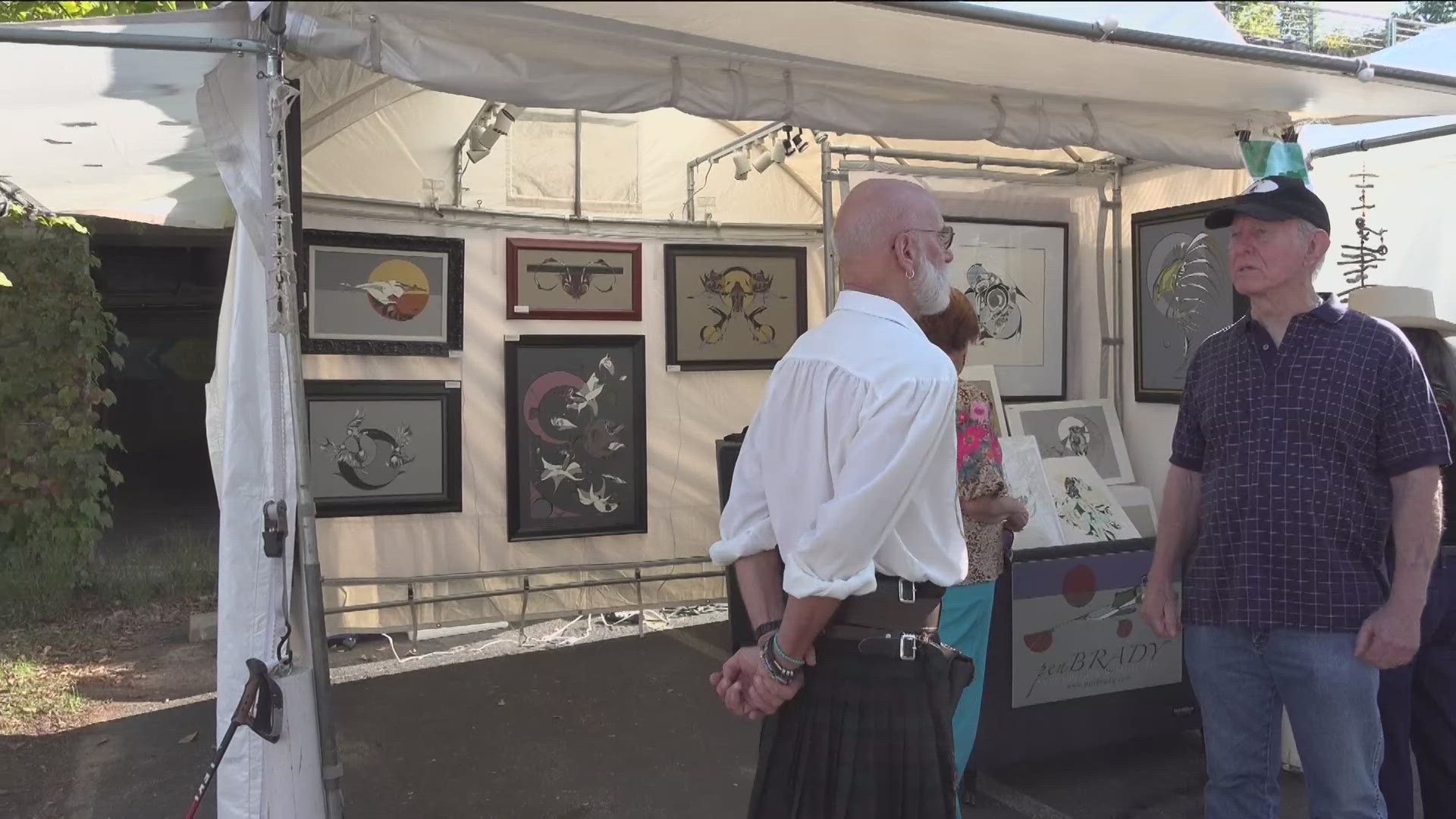 More than 50 artists from around the country descended on Bentonville for the fair.