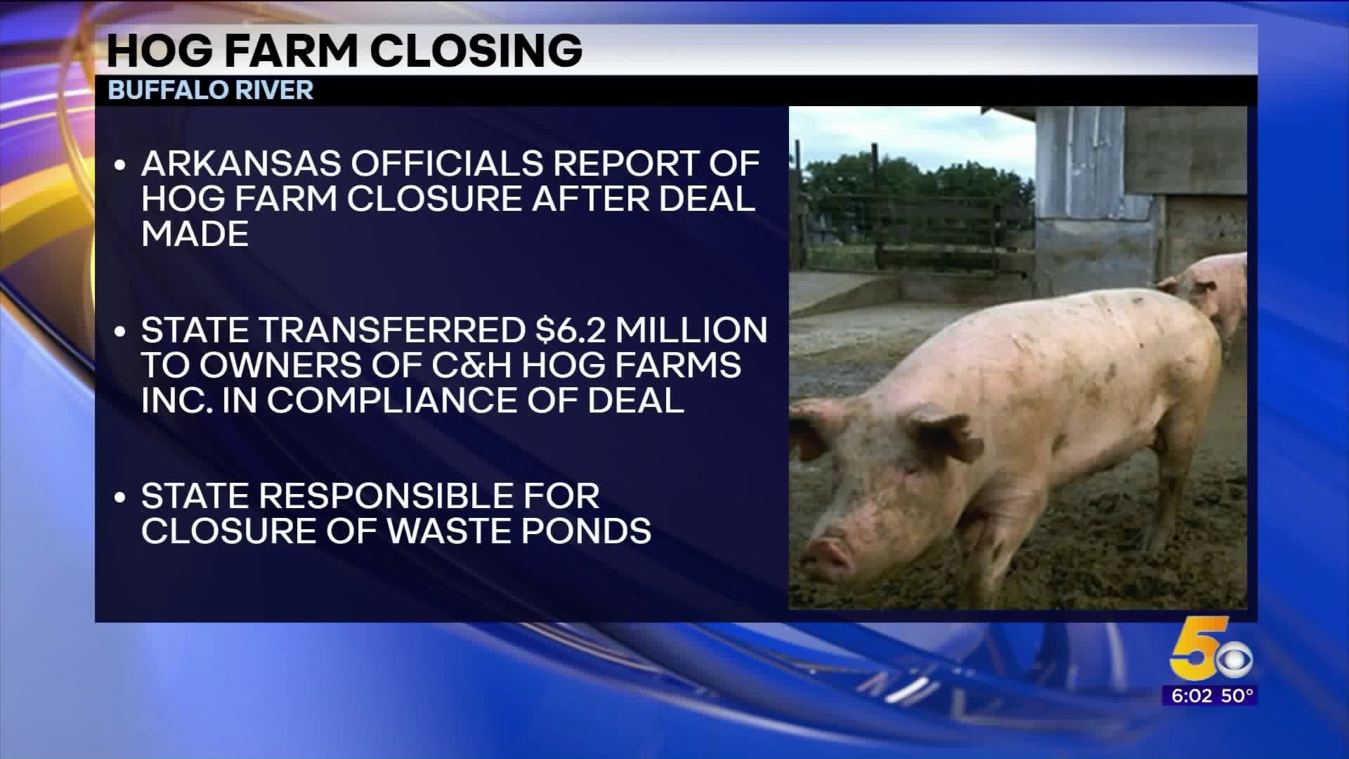 Arkansas Announces Closure Of Hog Farm Near Buffalo River