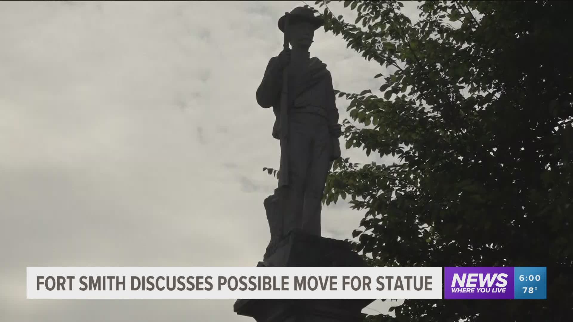 Fort Smith Discusses Possible Move for Confederate Statue