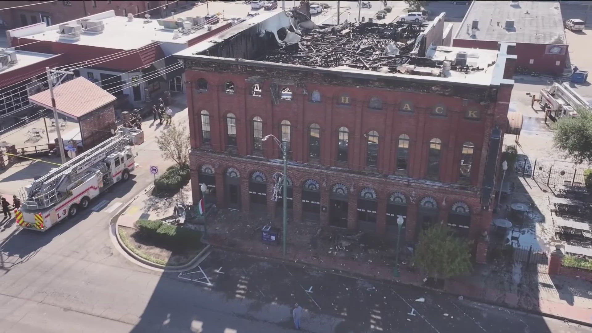 After Wednesday's fire, the future of the historic building that houses Bricktown Brewery in downtown Fort Smith is still unknown. 