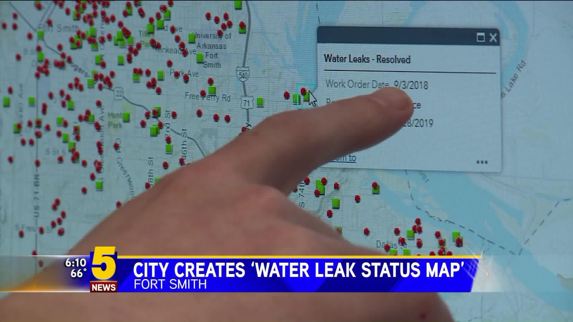 Fort Smith Creates `Water Leak Status Map`
