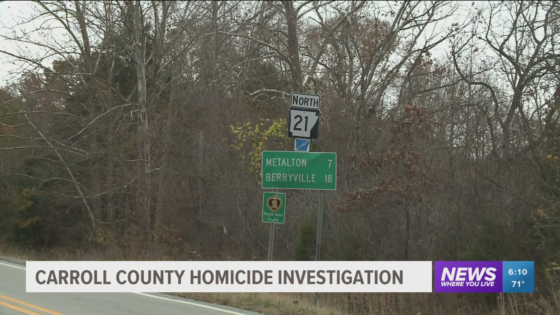 ASP investigate homicide in Carroll County