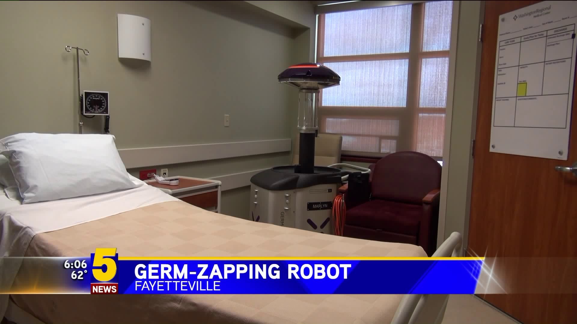 Germ-Zapping Robot