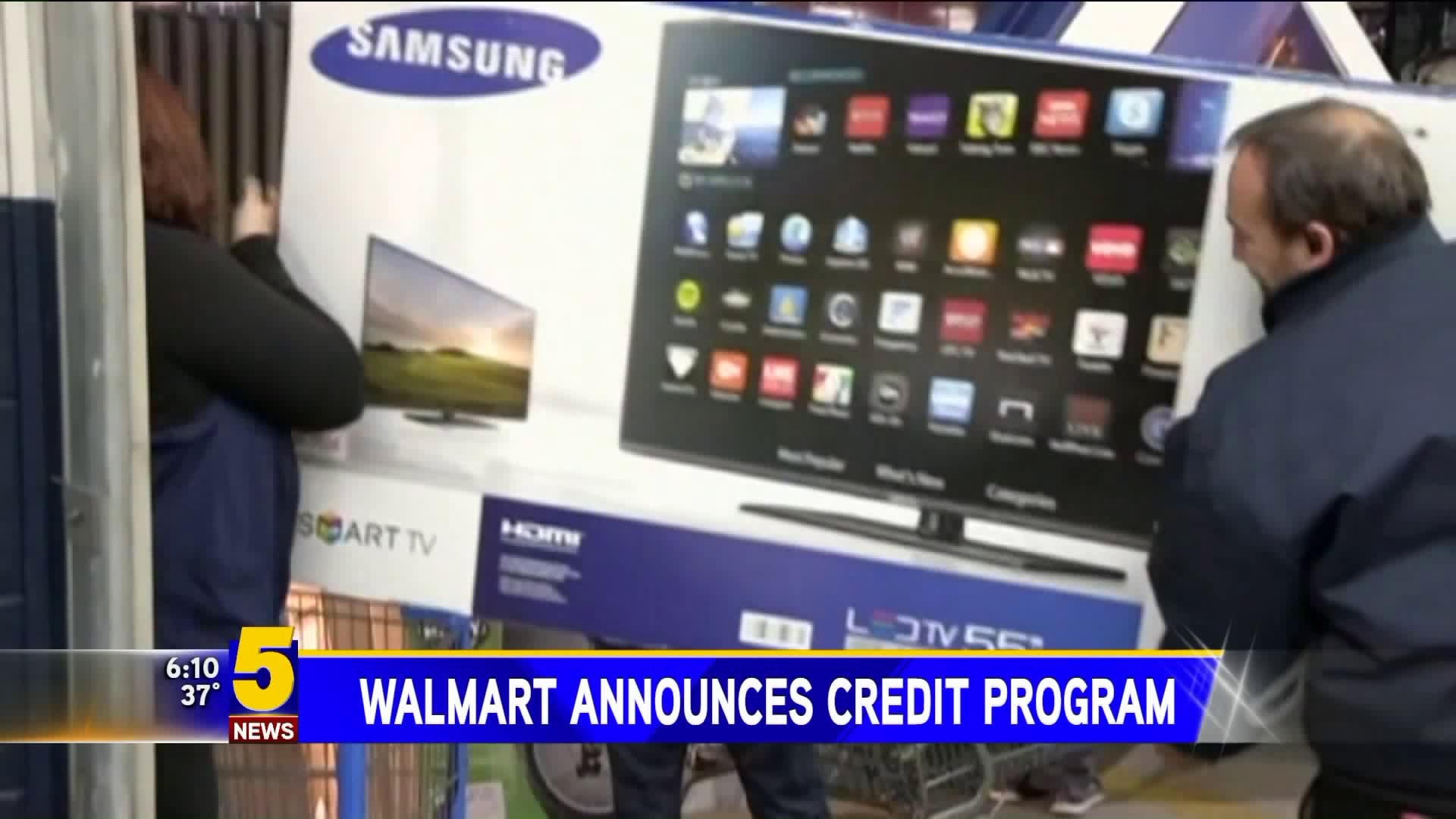Walmart Announces Credit Program
