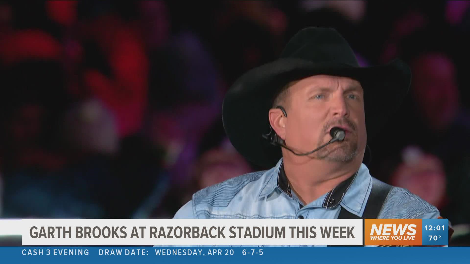 What to know ahead of the Garth Brooks concert in Fayetteville.