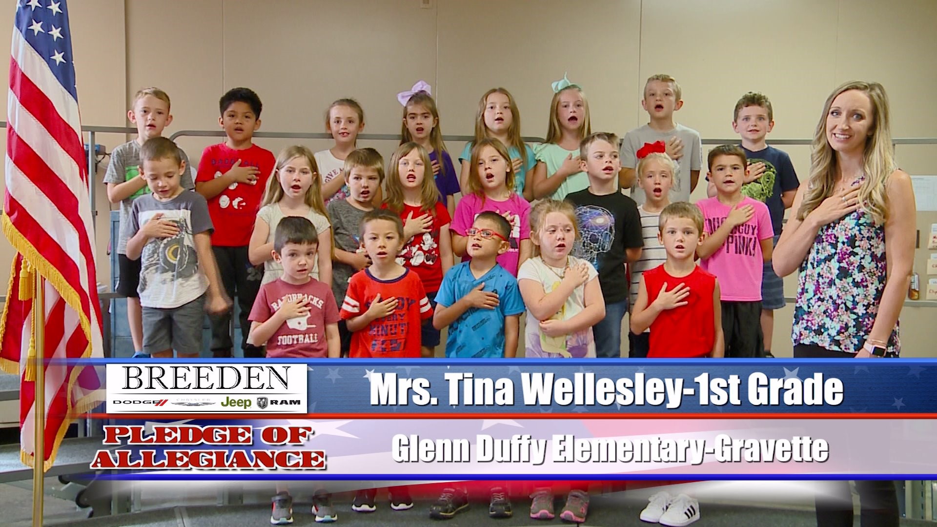 Mrs. Tina Wellesley  1st Grade Glenn Duffy Elementary, Gravette