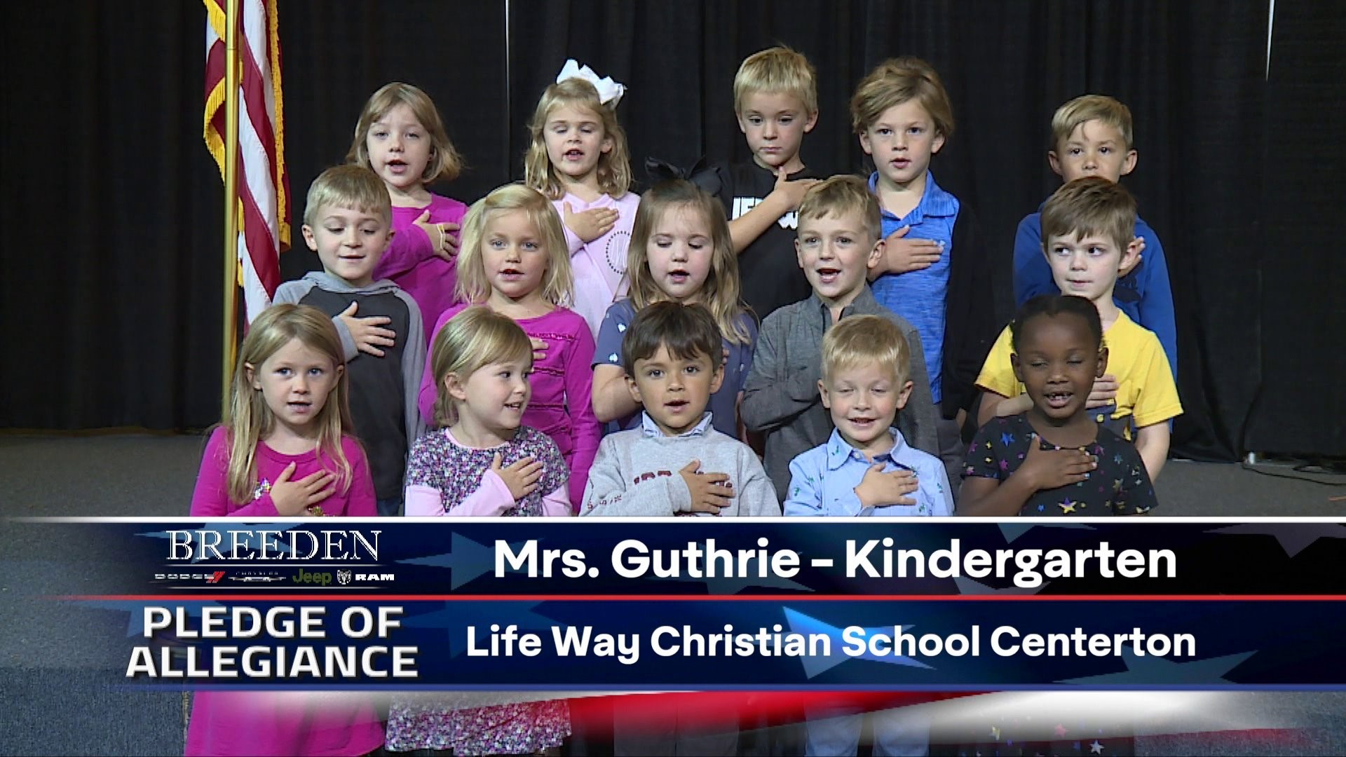 Mrs. Guthrie Kindergarten Life Way Christian School, Centerton