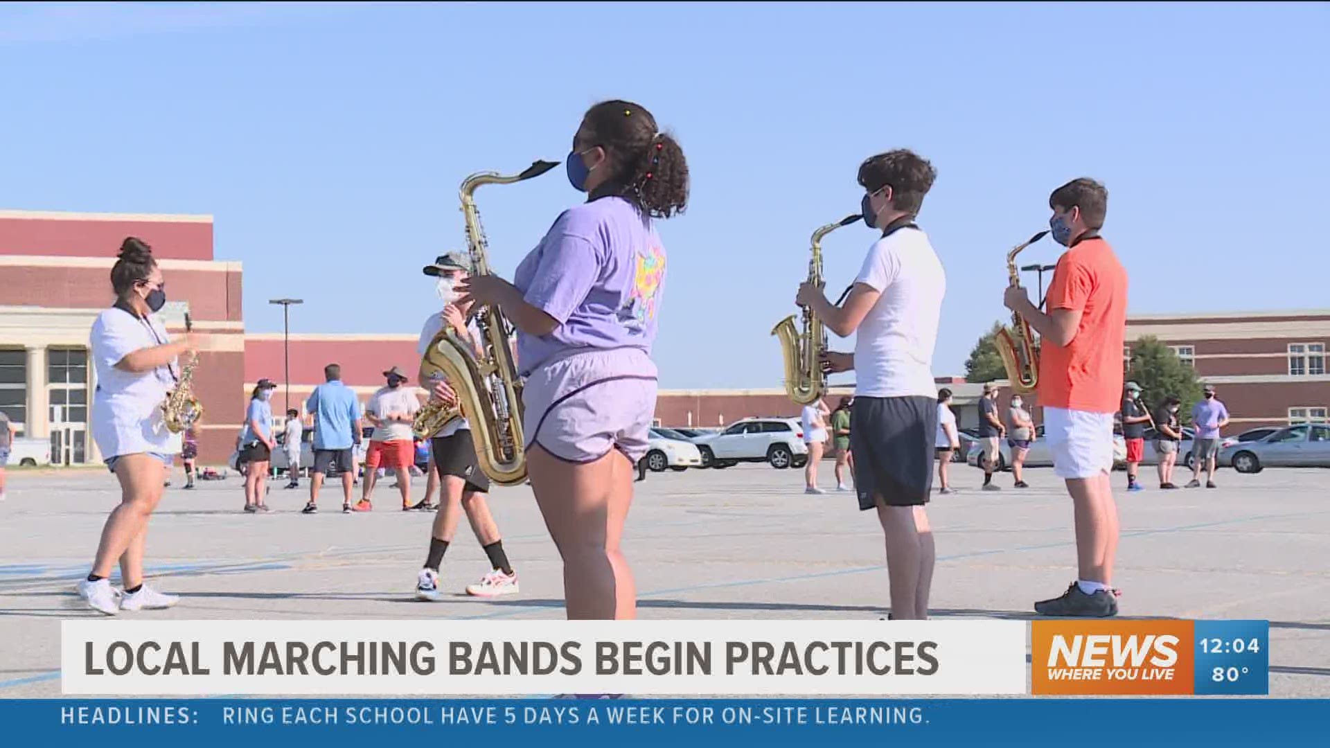 “They’re so resilient. They’re excited and happy to be able to teach each other, learn and get better,” said Band Director, Jeremy Ford.