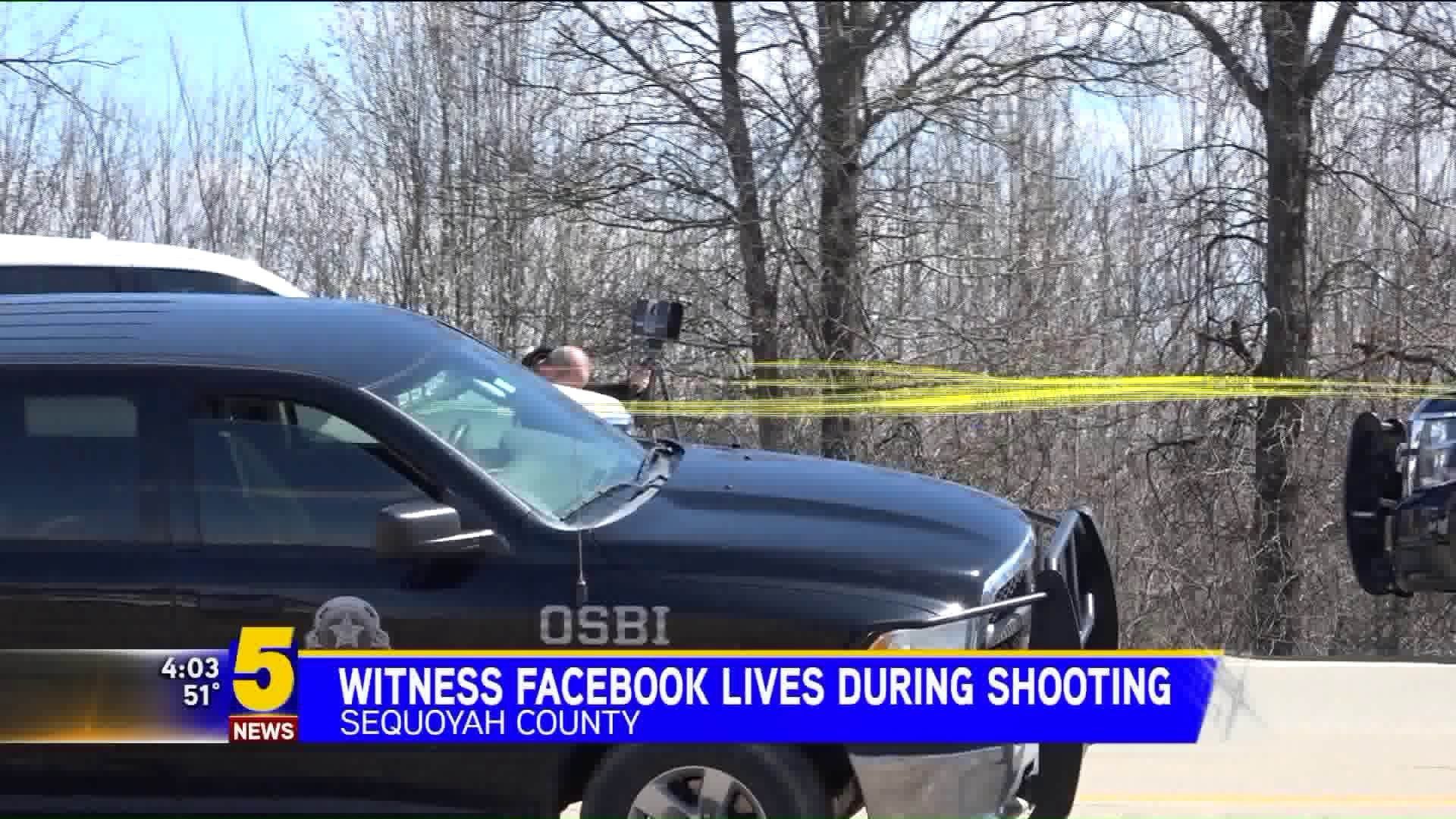 Witness Facebook Lives During Shooting