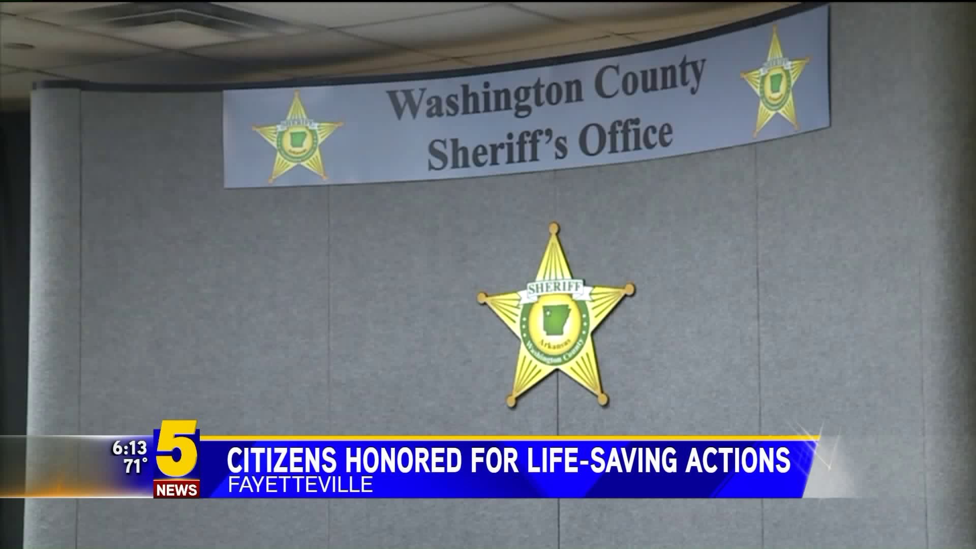Citizens Honored For Life-Saving Actions In Washington County